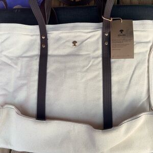 Vans Cream and Brown Women's Tote Bag